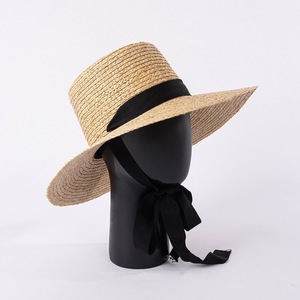 Женская соломенная шляпа с выпуклой короной - Product Image 3