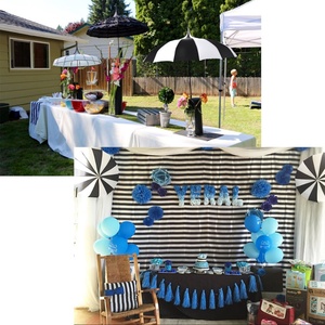 Outdoor <b>Umbrella</b> with logo Retro Pagoda Parasol Sun <b>Umbrella</b> UV Protection <b>Umbrella</b> Retro with Hook Handle - Product Image 6