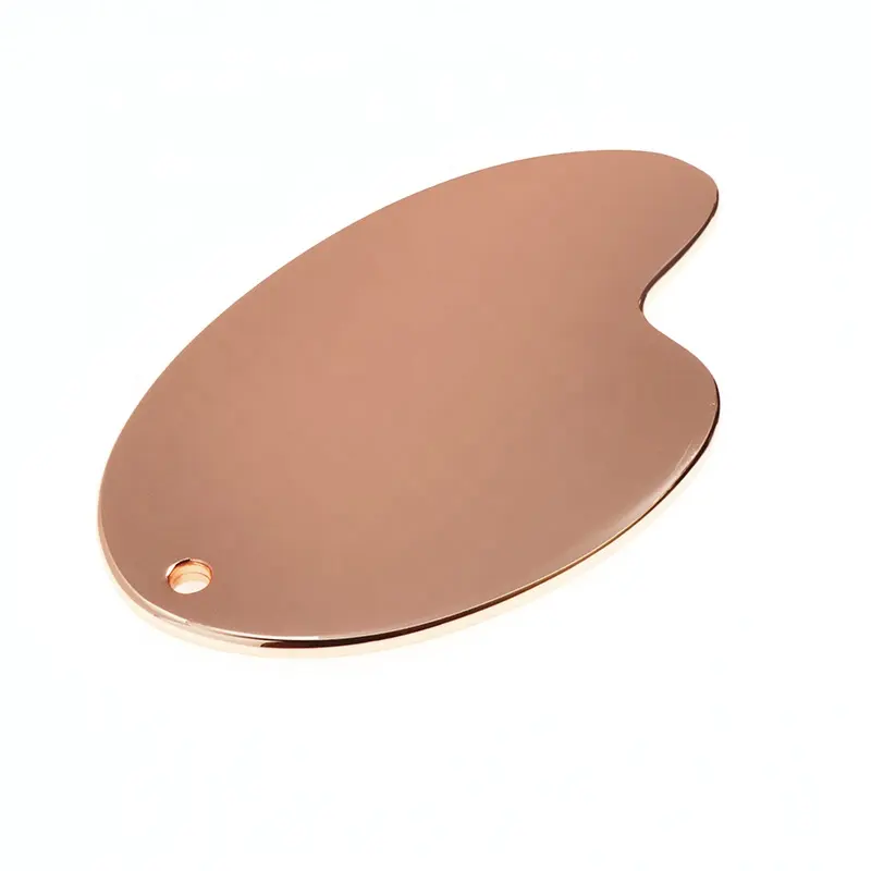 Mặt cạo Massager Rose Gold điêu khắc Matte bề mặt mịn Side Kẽm hợp kim kim loại gua SHA