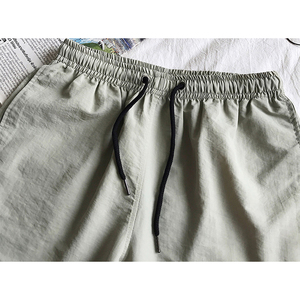 Men's Sporty Woven 100% Polyester Mid Waist Breathable Quick Dry Athletic Workout Beach Summer Sport Sweat Running Gym Shorts - Product Image 3