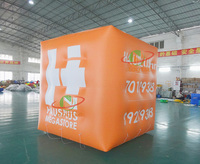 Vente chaude Personnalisé Cube Gonflable Flottant Signe Gonflable Sports Nautiques Publicité Bouée