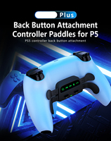 Manette PS5 programmable Honcam avec remappage de macros, 4 palettes arrière en métal pour manette sans fil PS5 BDM 010 020 030 040
