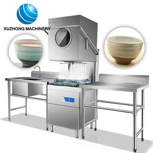 Restaurant Keuken Apparatuur Industriële Vaatwasser Schotel Wasmachine Commerciële Vaatwasser Aanrecht Vaatwasser Machine