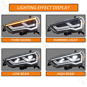 Sindar tự động dẫn đèn pha lắp ráp đầu đèn phụ kiện 12V 6000K cho Toyota 4 Runner 2014 2022 phong cách mới đèn <span class=keywords><strong>LED</strong></span> - Product Image 4