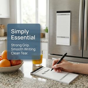OEM Wholesale Tear Off Writable Thick <b>Paper</b> Magnetic Memo Pad Shopping List Notepad Refrigerator Note Pad for <b>Kitchen</b> - Product Image 3