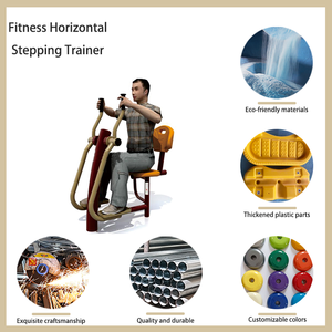 障害者のための平行ウォーキングトレーナー、コミュニティパークの障害者のための鋼で作られた屋外フィットネス機器 - Product Image 2