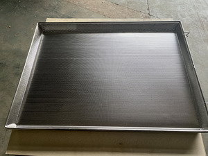 <span class=keywords><strong>Grande</strong></span> plaque de cuisson en acier inoxydable, plaque <span class=keywords><strong>à</strong></span> biscuits avec angle droit, demi-plaque de four, plat de cuisson - Product Image 6