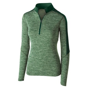 Camisa de manga larga con cremallera para mujer de <span class=keywords><strong>lana</strong></span> <span class=keywords><strong>merino</strong></span> al por mayor - Product Image 2