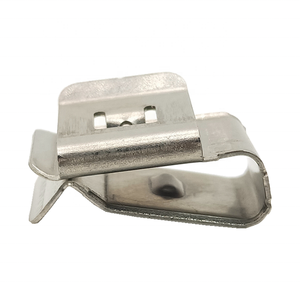 Clips para Cables Solares de 90 Grados, Acero Inoxidable, Color Plateado, Grosor de 1.1-4.5 mm, Gestión de Cables Fotovoltaicos - Product Image 1