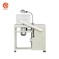 Guanghui 220V 1100W Machine de polissage rotative en métal blanc pour bijoux, outils de gravure lapidaire, capacité 40kg