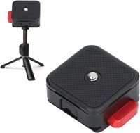 Adaptateur de montage de caméra en aluminium de plaque de dégagement rapide avec support de Gel Tr caméra plaque de montage rapide accessoire de montage de caméra Tr