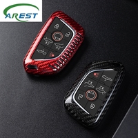 Porte-clés en Fiber de carbone pour Chevrolet Corvette C8 2021 coupé, coque, porte-clés de voiture