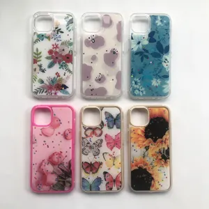 Wholesale new trends candy color frame epoxy custom PC lighter mobile phone case for iphone Samsung Fundas para Celular