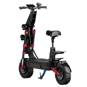 X7 5000W/10000W Trottinette électrique 100 km/h Vitesse Roues de 14 pouces Tout-terrain Double propulsion avec siège - Product Image 4