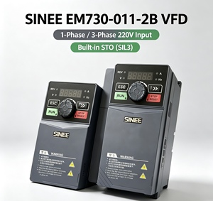 Sinee EM730แปลงความถี่สามเฟส220V AC 11KW อุตสาหกรรมอัตโนมัติมอเตอร์ควบคุมความเร็ว - Product Image 1