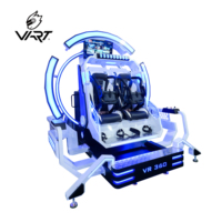Jeu d'arcade Vr Rotation à 360 degrés 9D jeu de cinéma simulateur de mouvement d'arcade simulateur de vol en réalité virtuelle pour enfants machine d'arcade