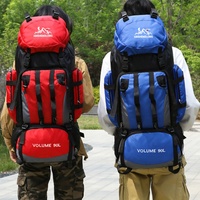 Sac à dos de randonnée multifonctionnel léger MKW8018 pour l'extérieur, 90L, idéal pour le voyage, l'alpinisme et le camping