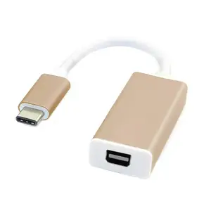 Grosir Kualitas Tinggi USB 3.1 TYPE C untuk Mini Dp Display Port Kabel Adaptor