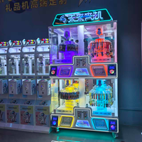 Конкурентоспособная цена, игрушечный зажимной станок для 4 игроков, пользовательский зажимной станок для карт с монетоприемником, красочный мини-призовой автомат
