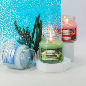 Bougies parfumées en verre avec cire de soja, style <span class=keywords><strong>Yankee</strong></span>, en forme de champignon, pour la décoration intérieure, marque privée - Product Image 1