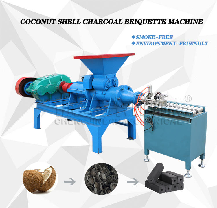 Fully automatic biological wood waste charcoal briquetting machine ...