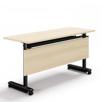 Meubles pliables portables classiques personnalisés pour la formation scolaire Table longue Tables de bureau pliantes