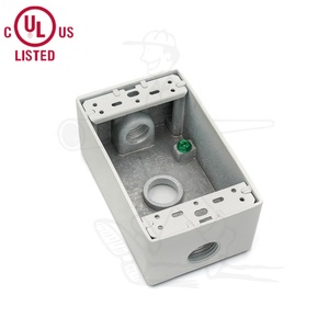 PST One Gang Caja de aluminio resistente a la intemperie Caja de conductos eléctricos - Product Image 2