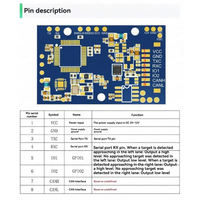 Modul Radar Hi-Link HLK-LD2417 24GHz Sensor Deteksi Kendaraan untuk Pemantauan Lalu Lintas Jalan, Deteksi Jarak, Kecepatan, dan Jalur