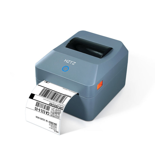 HZTZ T40 Thermal Label Printer 110mm Adhesive Label Sticker 4-Inch  WiFi Interface Shipping & Waybill Barcode Printer