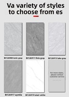 Carreaux en céramique pleine masse effet marbre 600x1200 de Foshan - Surface brillante de luxe pour sol et mur de salon et salle de bain ; Revêtement antidérapant
