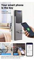 Cerradura de Puerta con Tarjeta RFID para Hotel, Inteligente, Impermeable, Duradera, con Sistema de Seguridad, Venta Caliente de Fábrica Original