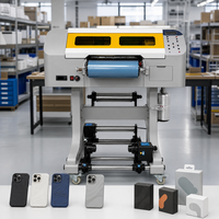 Mesin Printer UV DTF Roll to Roll A3 30cm untuk Transfer Stiker Label Kristal dengan Laminasi Otomatis