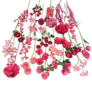 Flores de Seda Coloridas para Decoración de Bodas, Arreglos Florales Artificiales para Escenarios y Accesorios de Fotografía - Product Image 5