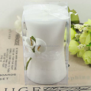 Bella festa di nozze decorazione per le vacanze Souvenir personalizzare Logo Calla giglio eleganza <span class=keywords><strong>vaso</strong></span> a forma di candela - Product Image 5