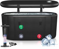 Baignoire de glace gonflable en PVC pour athlètes occupés, bain de spa spontané, avec taille personnalisée, respectueuse de la peau