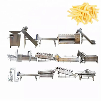 Industriële Commerciële Volledig Automatische Fruit Groente Snijmachine Hoge Efficiëntie Sus304 Roestvrij Staal Productielijn Voor