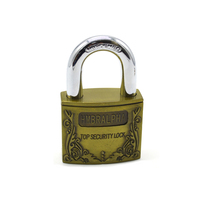 Cadenas à clé en forme de balle en alliage de zinc de style classique 50mm,60mm,70mm