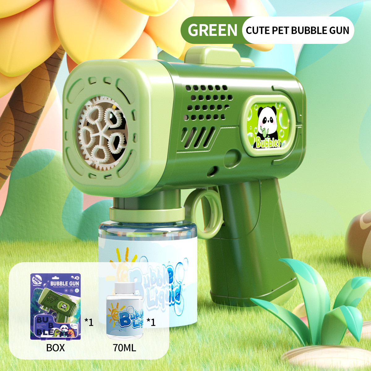 BE-003A Vert +70ml d'eau -Prise de courant