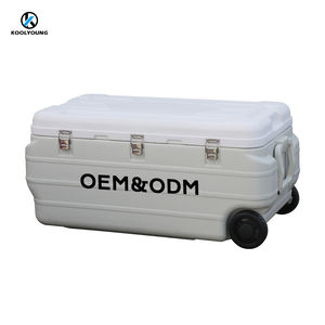 Hot <strong>Sale</strong> Transport <strong>Polystyrene</strong> Fishing Backpack Tackle Large Slushi Cooler <strong>Box</strong> with Wheels and Inbuilt Thermometer - Product Image 1