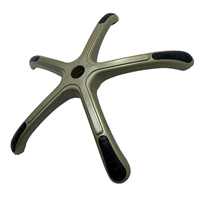 Les pieds de meubles en nylon polyvalents remplacent toute base de chaise de bureau en aluminium robuste