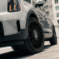 Roue forgée Viorock: noir mat, multi-rayons, légère.18-24 pouces, 5*112, 5*120, pour G65 G63 4*4 ² F350 Range Rover