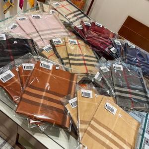 Зимняя одежда, популярный британский клетчатый кашемировый длинный Быстросохнущий Подарочный шарф для мужчин и женщин, классический красный платок - Product Image 3