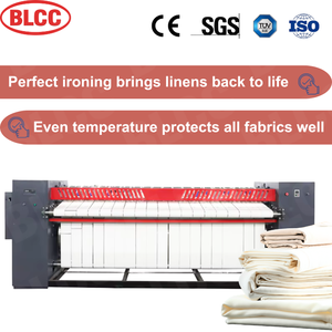 Repasseuse plate commerciale GPL entièrement automatique Repasseuse à gaz basse énergie pour <span class=keywords><strong>draps</strong></span> de lit Boîtier en acier inoxydable - Product Image 3