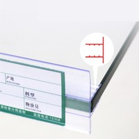 Étiquette de prix électronique pour rail, support de bande de données en PVC extrudé pour rayonnages de supermarché - Meilleure vente