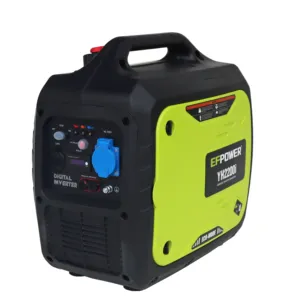 YH2200i Generator Inverter portabel, gelombang sinus murni desain paralel memenuhi kebutuhan luar ruangan Anda 2000w 110v senyap