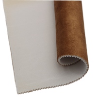 Tissu en peluche courte douce en polyester, respectueux de la peau, directement de l'usine, mousse laminée, couleur et épaisseur personnalisées pour jouets en peluche et canapés