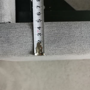 Base de Cama Matrimonial Gris de Lino con Almacenamiento Hidráulico y Cabecero Acolchado Suave - Product Image 4