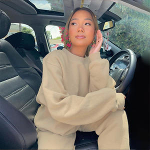 <span class=keywords><strong>Tuta</strong></span> da donna felpa con cappuccio Casual felpa con cappuccio felpa con cappuccio 2 pezzi per donna - Product Image 2