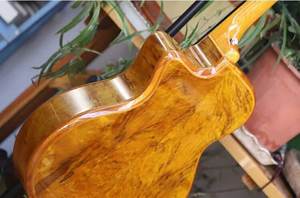 Chitarra Acustica All-Solid da 38 Pollici Pronta per la Spedizione di Alta Qualità in Phoebe Dorato, Personalizzabile con Abete, Mogano, Palissandro e Corde in Nylon - Product Image 4