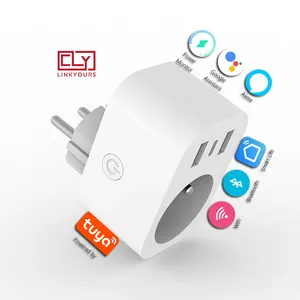 EU-Hersteller Energie überwachung Wi-Fi-Steckdose Kontrolliert iot pd Schnell ladung Tuya ZigBee Mini Wifi Smart Switch Stecker mit USB